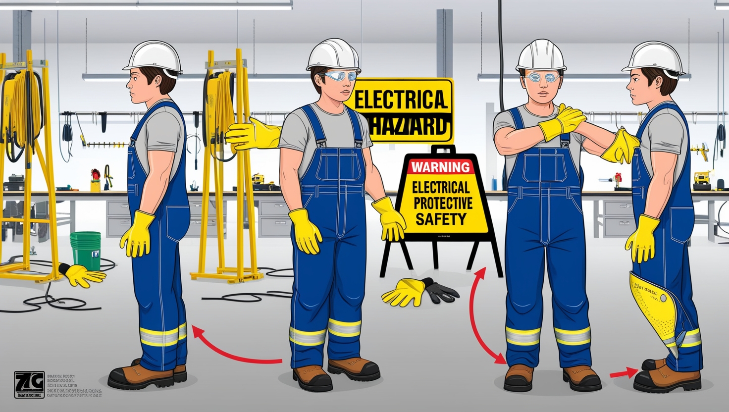 Donning and Removing Personal Protective Equipment (PPE) for Electrical Safety